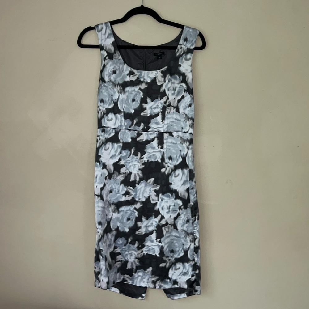 Ann Taylor Black and White Sheath Mini Dress